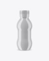 Glossy Plastic Bottle Mockup