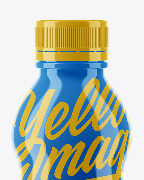 Glossy Plastic Bottle Mockup Glossy Plastic Bottle Mockup