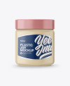 250g Plastic Jar Mockup - Front View 250g Plastic Jar Mockup - Front View