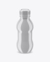 Glossy Plastic Bottle Mockup - High Angle Glossy Plastic Bottle Mockup - High Angle