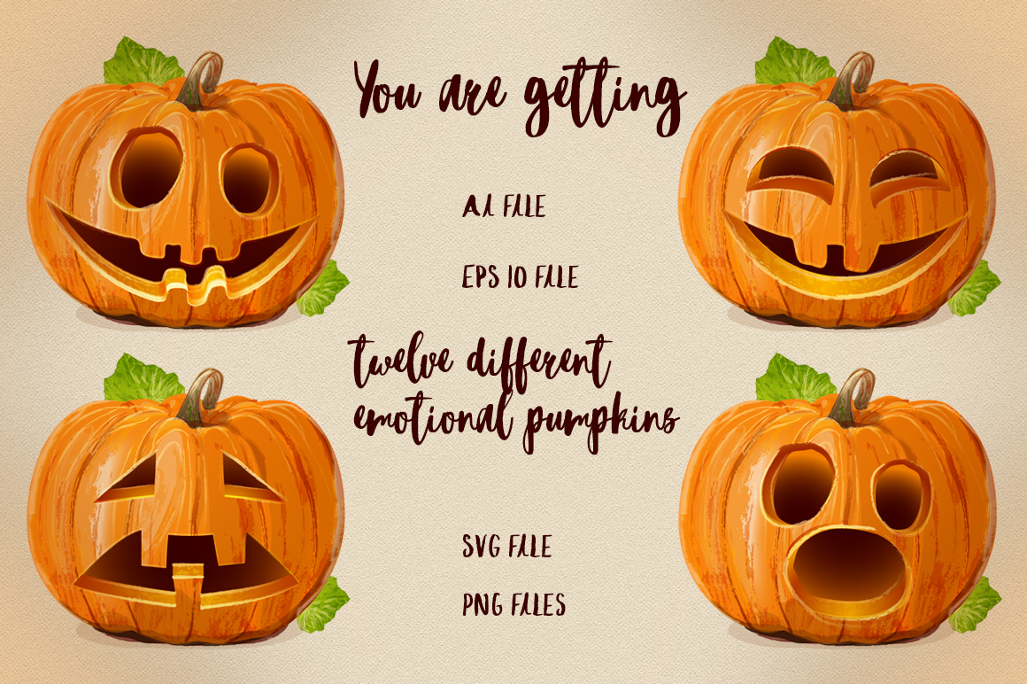 Halloween Pumpkin illustrations