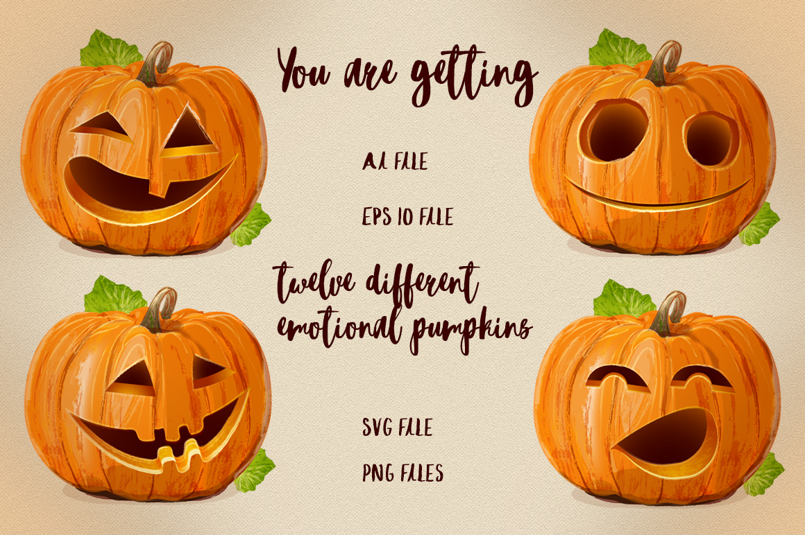 Halloween Pumpkin illustrations