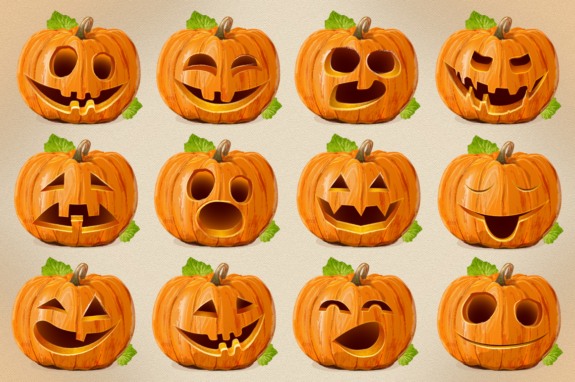 Halloween Pumpkin illustrations