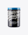 Glossy Plastic Jar Mockup Glossy Plastic Jar Mockup