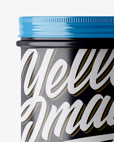 Glossy Plastic Jar Mockup Glossy Plastic Jar Mockup