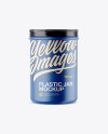 Matte Plastic Jar Mockup Matte Plastic Jar Mockup