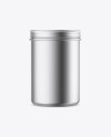 Metallic Plastic Jar Mockup Metallic Plastic Jar Mockup