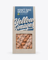 Kraft Paper Box W/ Almonds - Front View