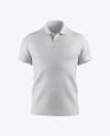 Men's Polo Mockup - Front View