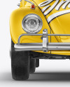 Volkswagen Beetle Mockup - Front View