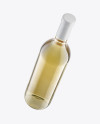 Clear Glass White Wine Bottle Mockup