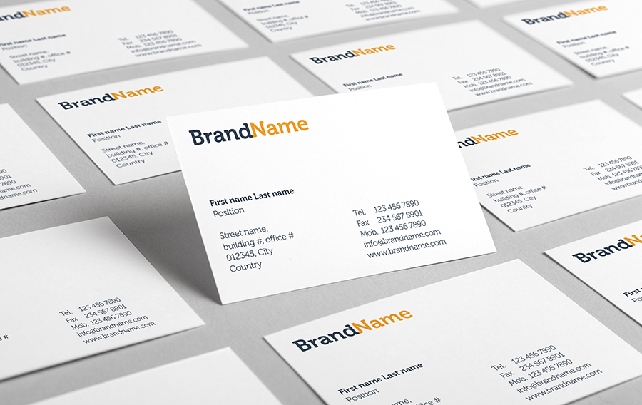 Business cards Mock-Ups + Templates