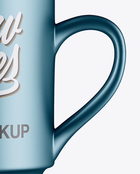 Matte Metallic Cup Mockup