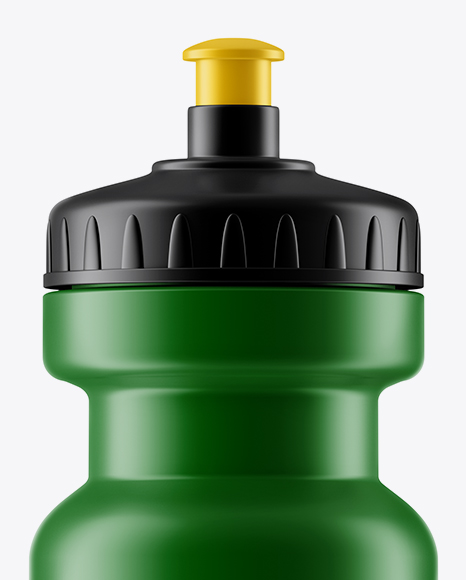 Matte Sport Bottle Mockup