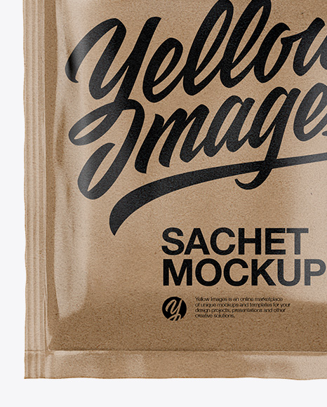 Kraft Sachet Mockup