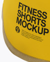 Fitness Shorts Mockup - Back View