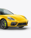 Porsche Panamera 4 E-Hybrid Mockup - Half Side view