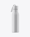 Matte Plastic Reusable Water Bottle Mockup