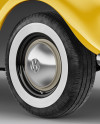 Volkswagen Beetle Mockup - Half Side View