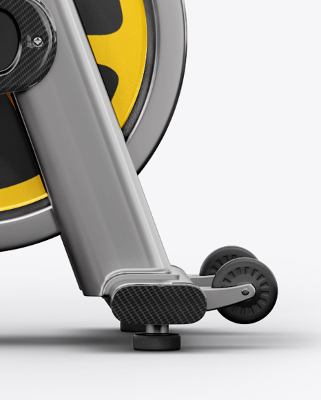 Exercise Bike Mockup - Side View