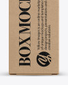 Kraft Paper Box Mockup - Front View