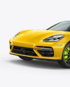 Porsche Panamera 4 E-Hybrid Mockup - Half Side Left view