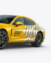 Porsche Panamera 4 E-Hybrid Mockup - Half Side Left view