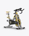 Exercise Bike Mockup - Half Side View