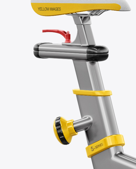 Exercise Bike Mockup - Half Side View