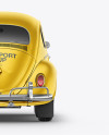 Volkswagen Beetle Mockup - Back View