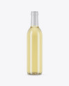 375ml Clear Glass White Wine Bottle Mockup