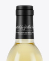 375ml Clear Glass White Wine Bottle Mockup