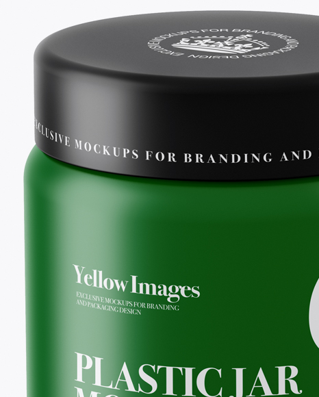 250ml Matte Plastic Jar Mockup (High-Angle Shot) 250ml Matte Plastic Jar Mockup (High-Angle Shot)
