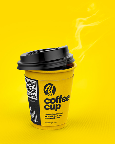 Coffee Cup With Sleeve Mockup