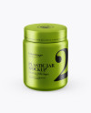 250ml Metallic Plastic Jar Mockup (High-Angle Shot) 250ml Metallic Plastic Jar Mockup (High-Angle Shot)