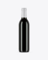 375ml Dark Glass Wine Bottle Mockup