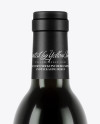 375ml Dark Glass Wine Bottle Mockup