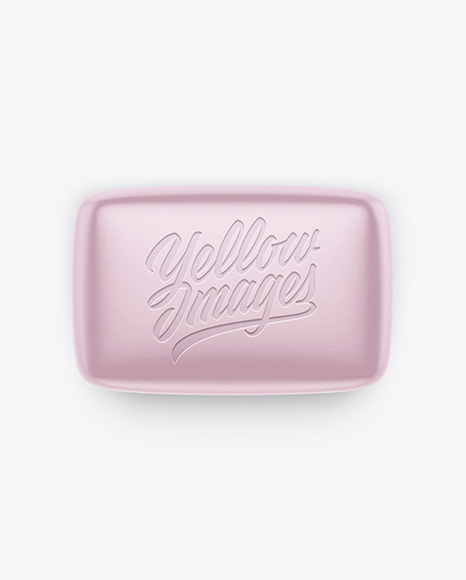 Matte Soap Package Mockup - Front View Matte Soap Package Mockup - Front View