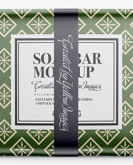 Matte Soap Package Mockup - Front View Matte Soap Package Mockup - Front View