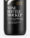 375ml Ceramic Wine Bottle Mockup