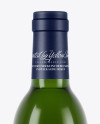 375ml Green Glass White Wine Bottle Mockup