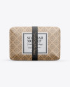 Kraft Soap Package Mockup - Front View