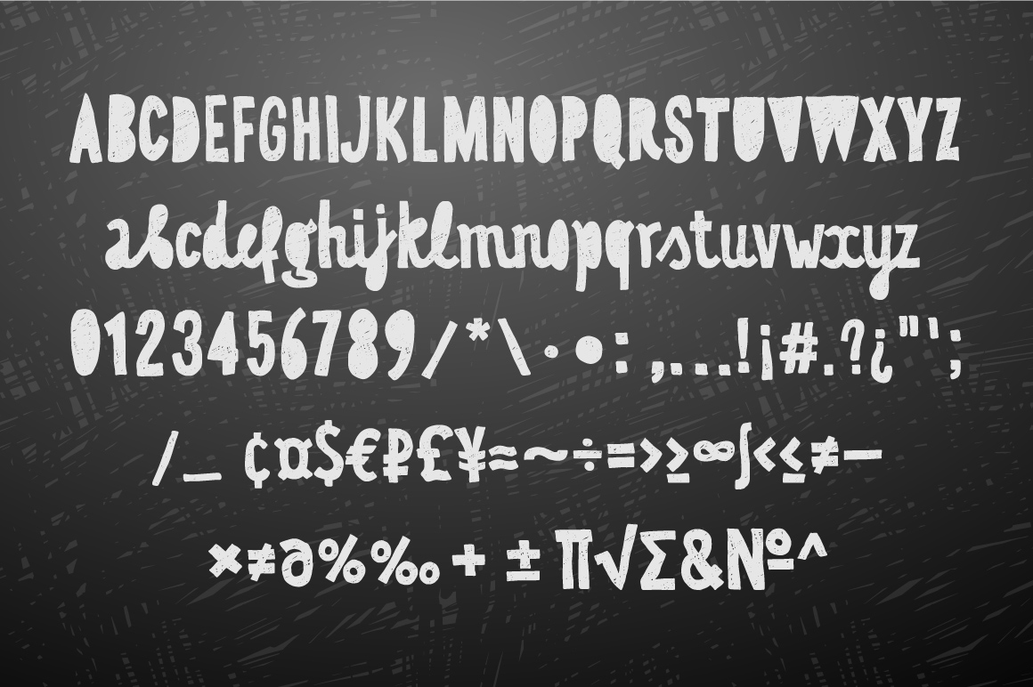 Chalkboard typeface Chalkboard typeface
