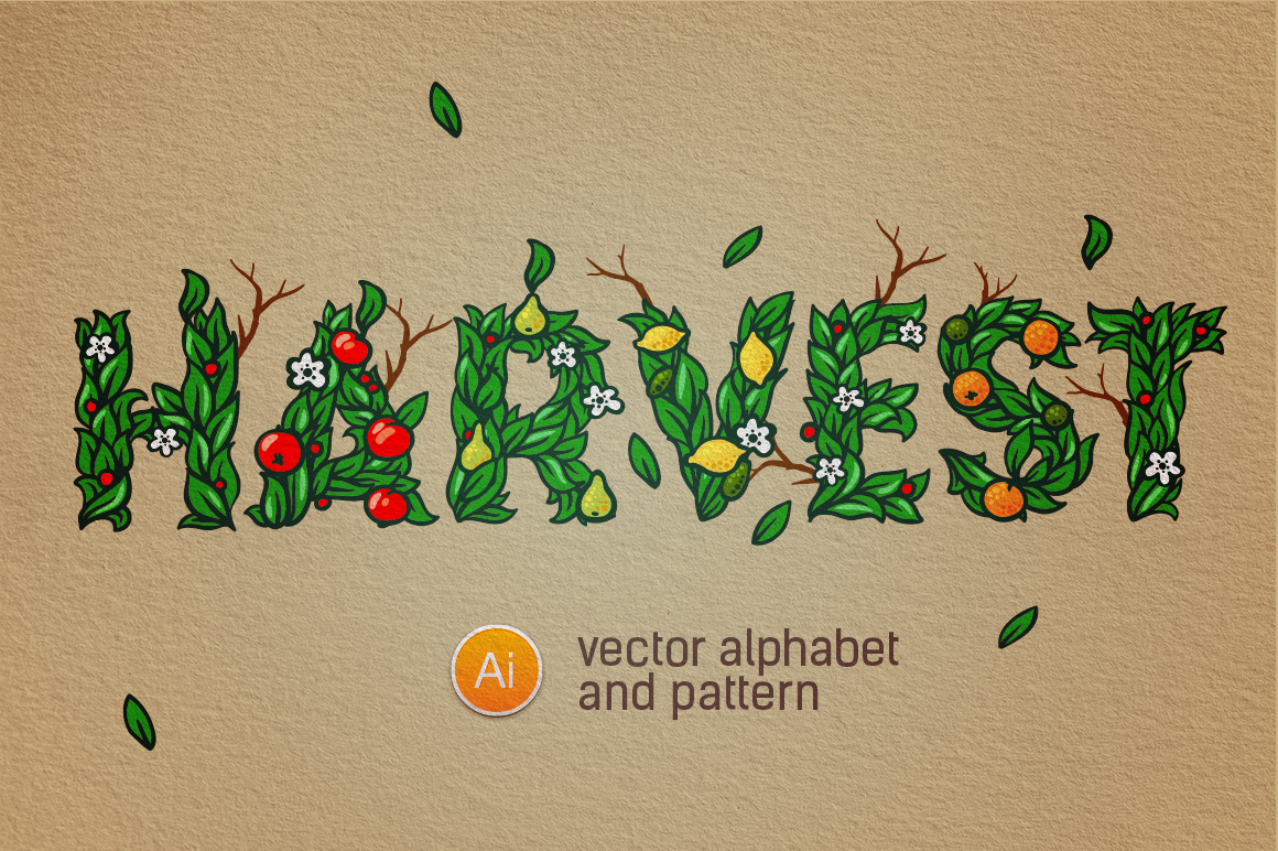 Full editable Alphabet & Patterns. Full editable Alphabet & Patterns.