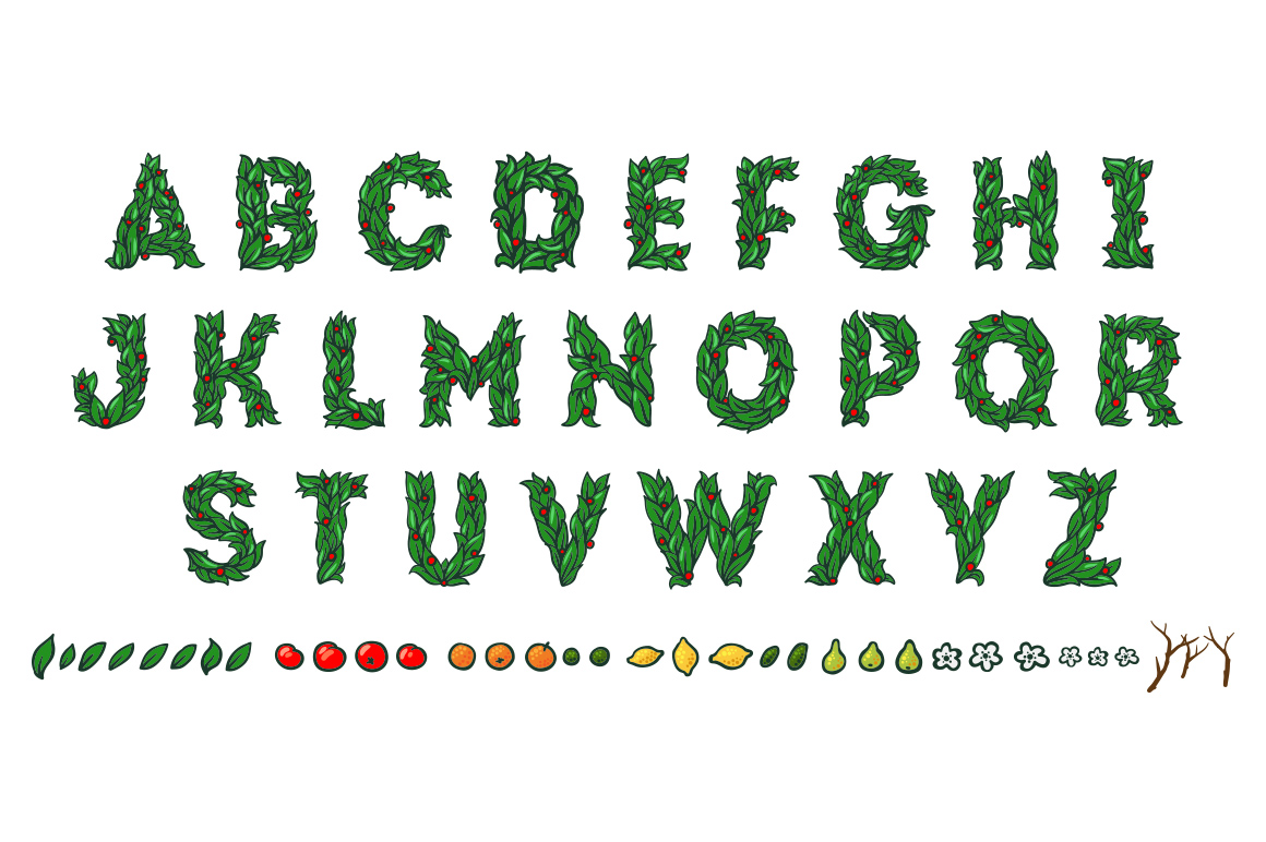 Full editable Alphabet &amp; Patterns.