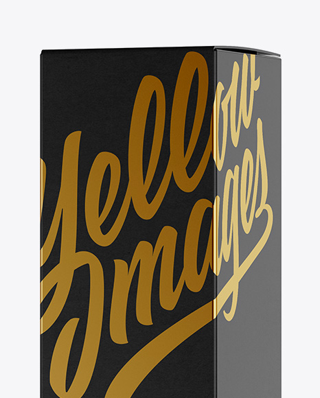 Paper Box Mockup - Halfside View Paper Box Mockup - Halfside View