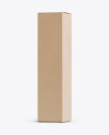 Kraft Paper Box Mockup - Halfside View