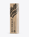Kraft Paper Box Mockup - Halfside View