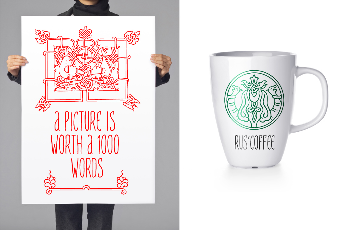 Russian Style Typeface Russian Style Typeface