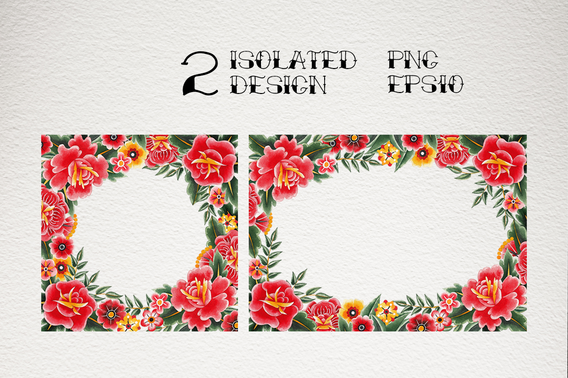 Old school floral collection. Vol. 2 Old school floral collection. Vol. 2